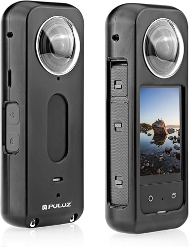 Miniatura 6 de PULUZ Funda protectora de metal + protectores de lente para Insta360 X3, carcasa antiarañazos y protector de lente impermeable de alta transmisión