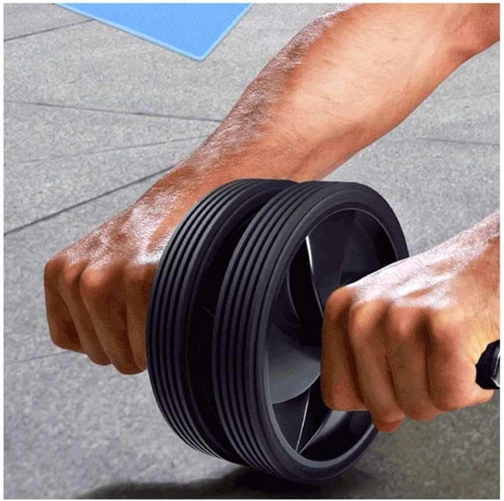 Abdominal muscle wheel - Fitness equipment round belly wheel men and women sports home push-ups thin belly thin waist