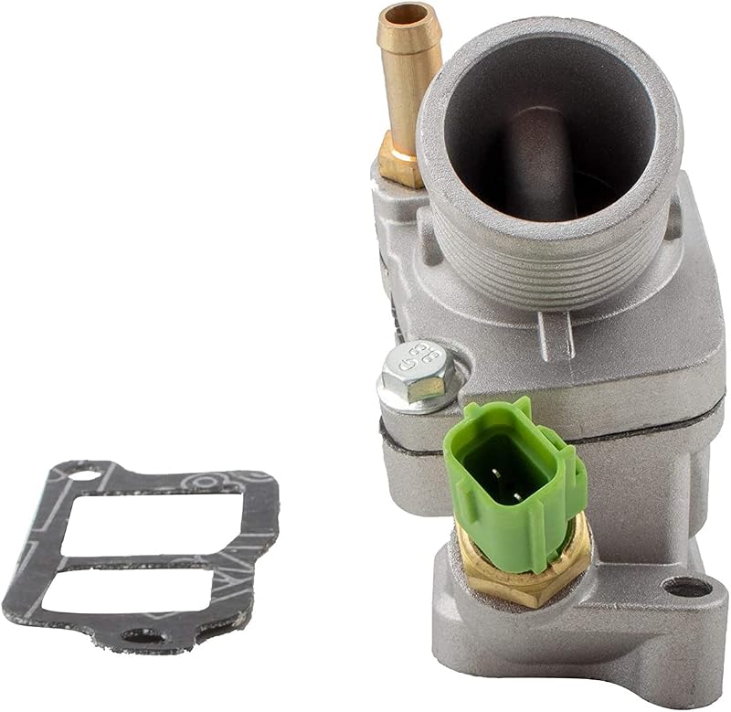 Carcaça da válvula termostática do líquido de arrefecimento WEDOAUTO para Volvo S60, S80, V70, XC70 e XC90 – Kit