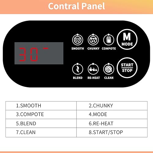 Miniatura 8 de Máquina para hacer sopa de 2 L, hace 4-6 porciones, licuadora eléctrica para hacer sopa con 6 programas preestablecidos, calefacción y mezcla
