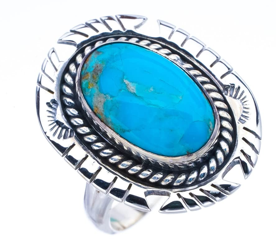 Bague turquoise StarGems en argent 925, l'élégance bohème au quotidien