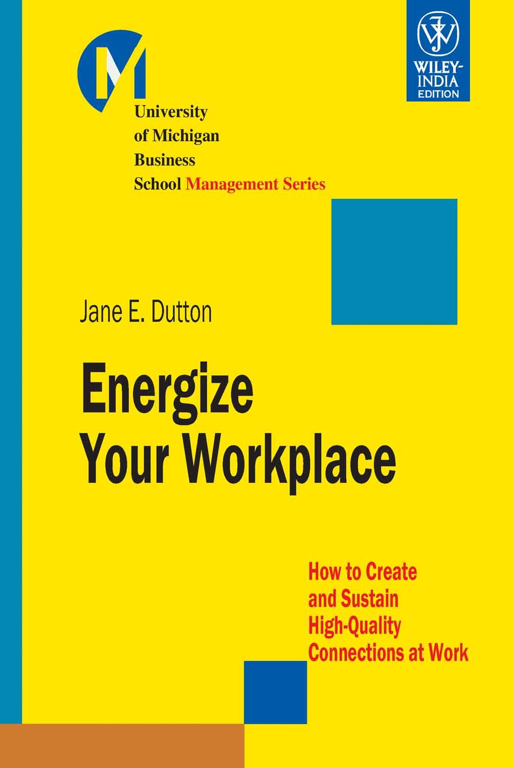 Buy Energize Your Workplace: How to Create and Sustain High-Quality Connections at Work — BookShops.in