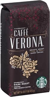Starbucks Caffe Verona Dark Roast Ground Coffee