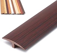Vista 13 de Tira de transición de suelo de madera con moldura en T, flauta reductora de puerta para cocina, dormitorio, balcón, protector de borde de alfombra