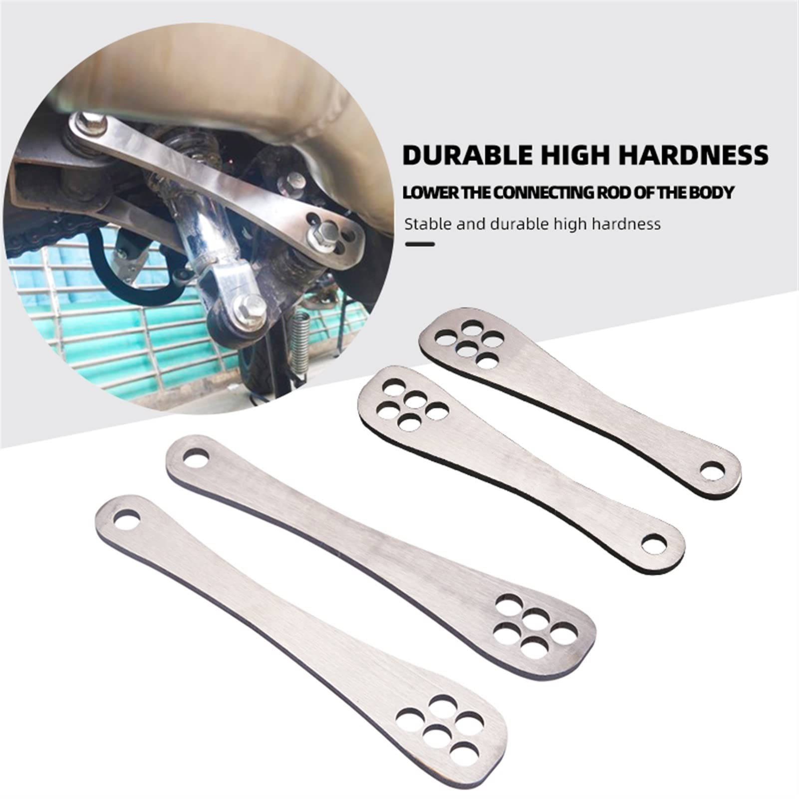 Kit de maillons Montants et abaissants for Moto, Levier de Coussin de Suspension arrière, Forza 750 Forza750 NSS750 NSS 750 Kit de Liaison d'abaissement(Color:Lowering Link)
