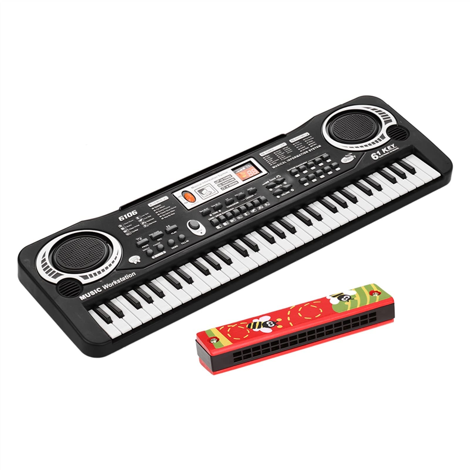 61 Tasti Tastiera Elettronica Per Pianoforte Digitale Con Microfono Per Studenti Musicali Per Gli Studenti Di Pianoforte Tastiera Pianoforte
