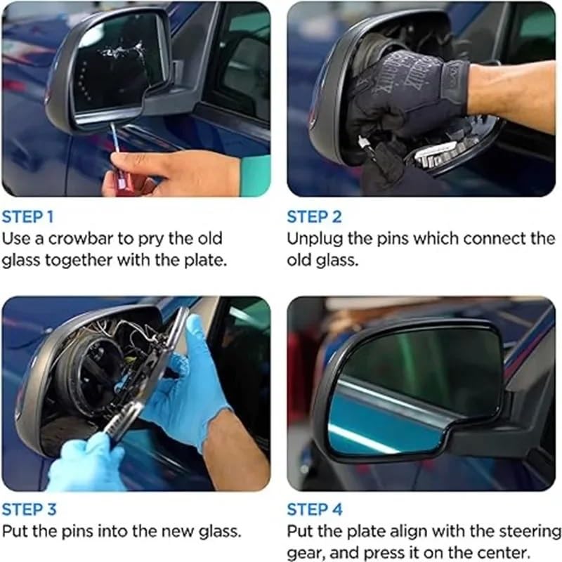 Rétroviseur cassé ou gelé ? Commandez ce miroir de recul chauffant - 4