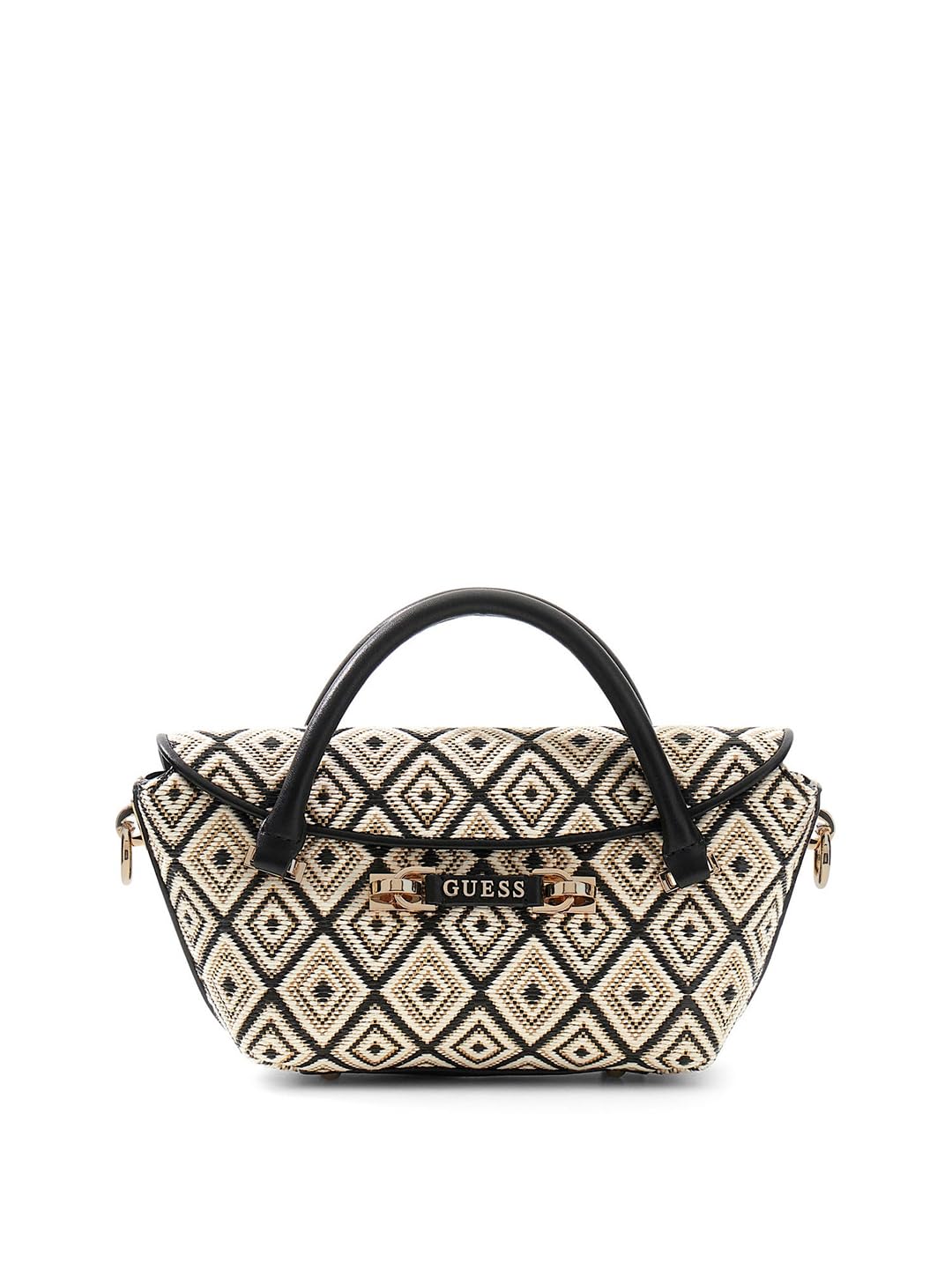 GUESS borsetta borsa a tracolla Sophia Mini Satchel Black nero