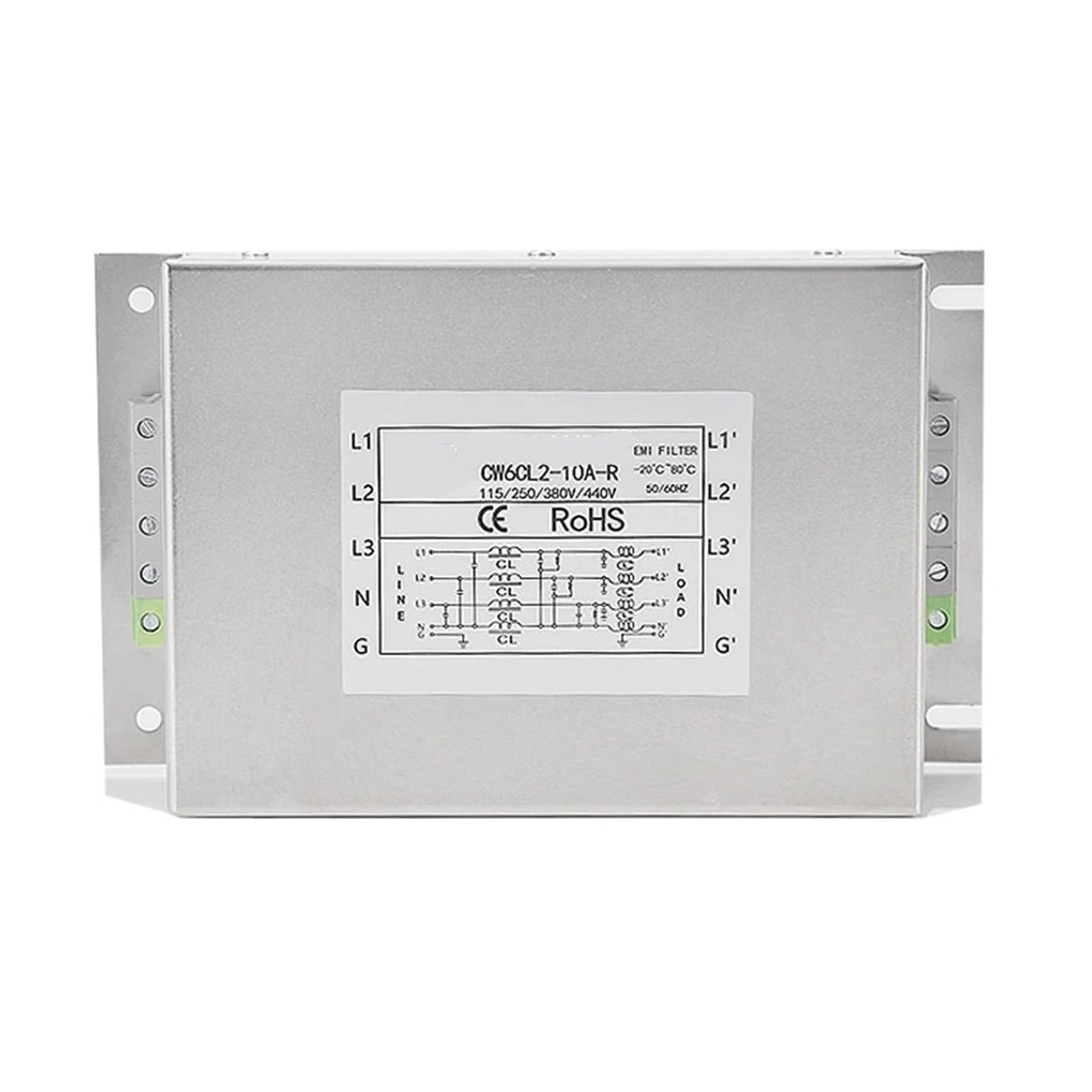 YIVELYYZG Three-Phase Four-Wire 380V Power Supply Filter CW6CL2-85A-R(CW6CL2-80A-R)