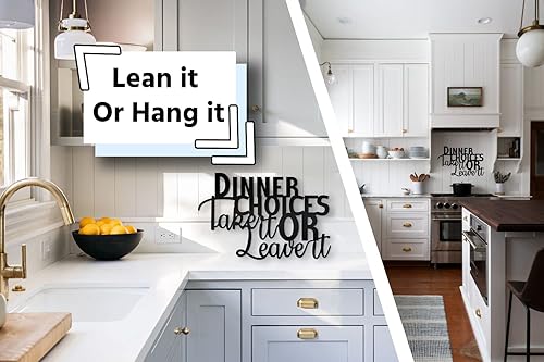 Miniatura 3 de Est Frontier - Letrero decorativo de pared para cocina, sala de estar, comedor, casa de campo, abuela, hogar, decoraciÃ³n colgante de metal negro,