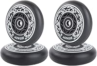 Vista 10 de Inline Skate Wheels Outdoor Asphalt Formula Aggressive Roller Blades Wheels 90a Roller Hockey Replacement Wheels with Bearings ABEC-9 and Floating