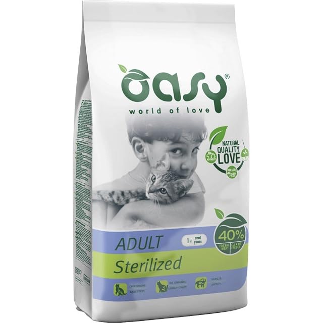 Oasy - Croquetas (Diferentes sabores) 7,5 kg [Gato] - Sterlized