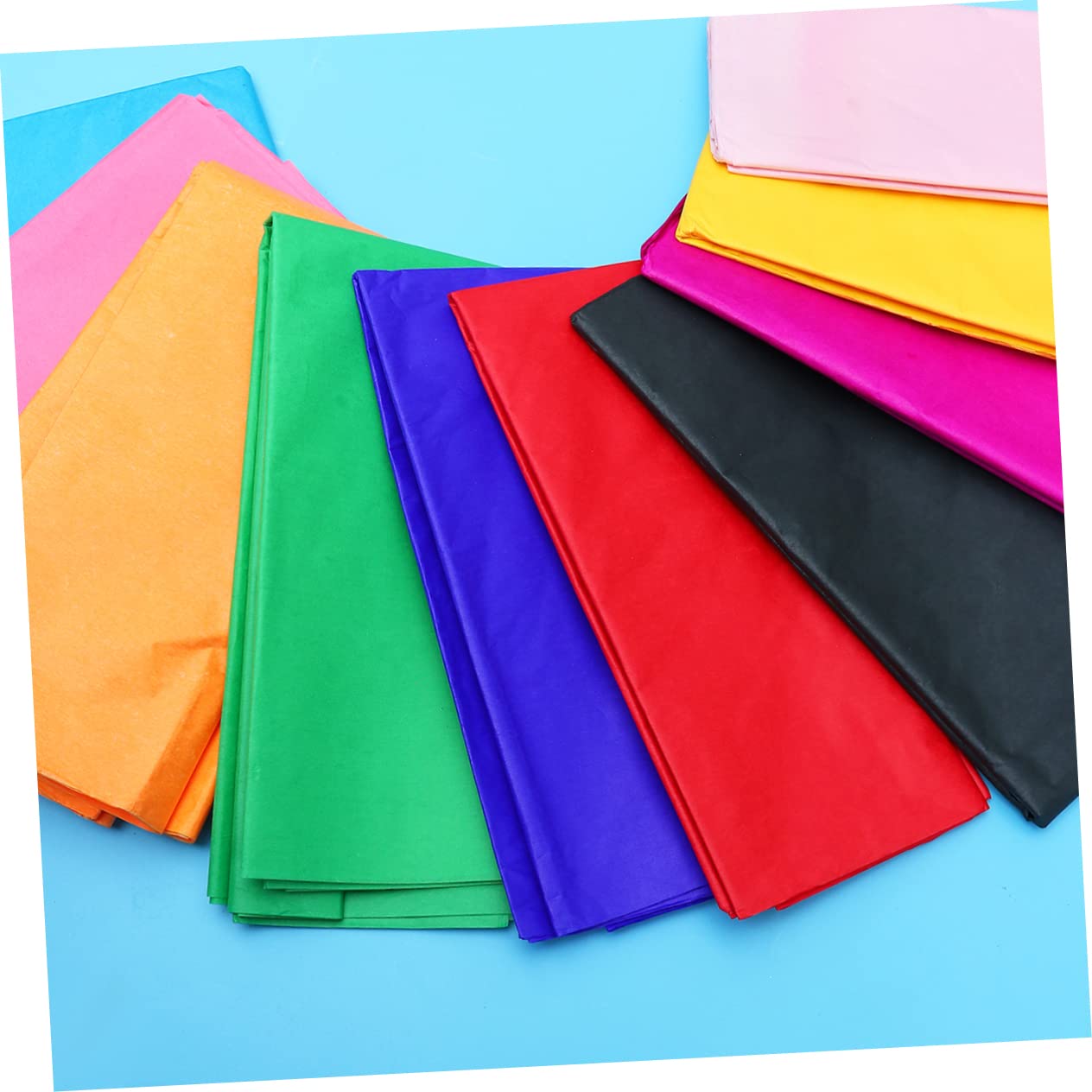 100stücke Farbiges Origami-papier Dünnes Bastelpapier Seidenpapier Kopierpapier Für Junge Mädchen Geschenkpapier Packpapier Für Diverse Projekte