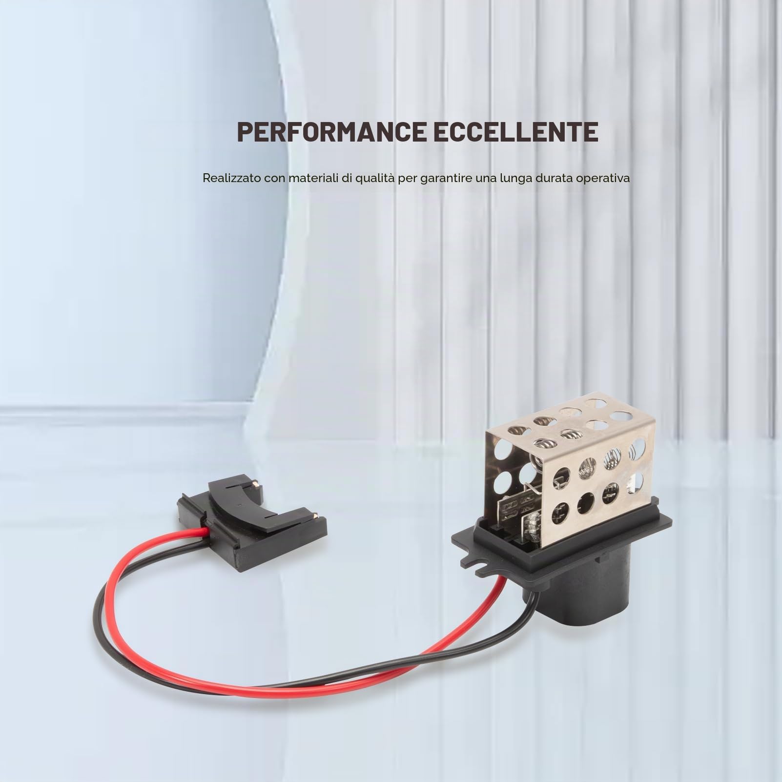 Resistenza La Serie Ventilatore Riscaldamento Auto Compatibile con Rena-ult Kangoo,Resistenza di Riscaldamento Ventilazione per Clio Mk1 7701034875 2710000QAC