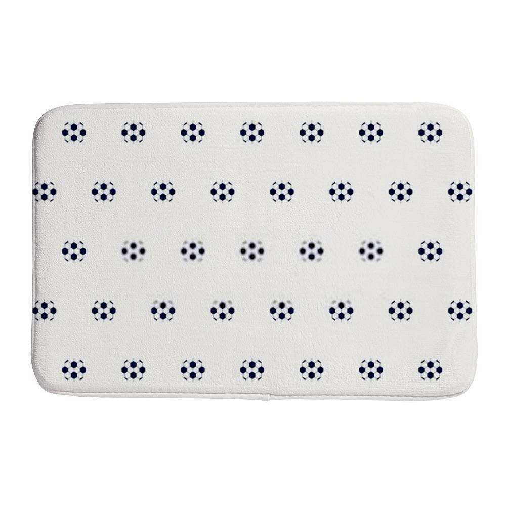 Tapis de bain football antidérapant pour douche enfants et ados