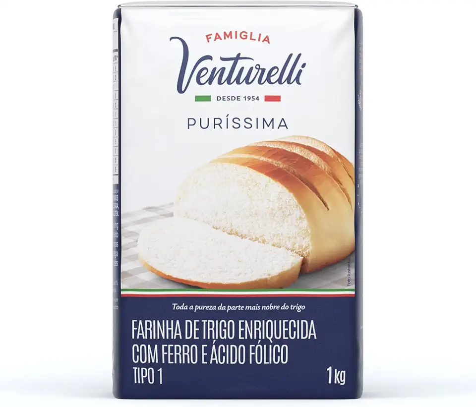 Farinha Puríssima Tipo 1 para receitas com qualidade garantida
