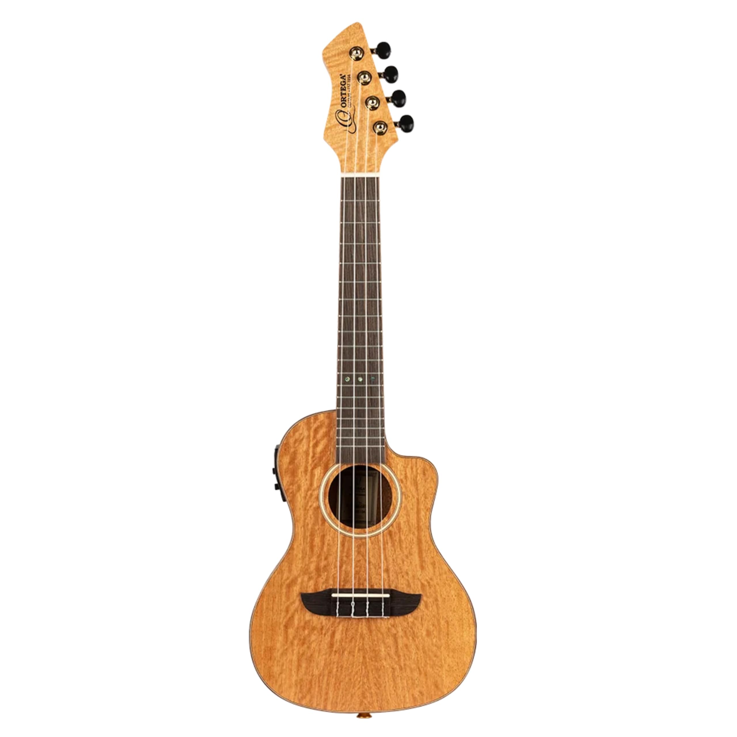 Ortega Guitars Ukulele Concerto Elettro-Acustico – Horizon Series – Gig Bag Inclusa – Mango, Natural (RUMG-CE)