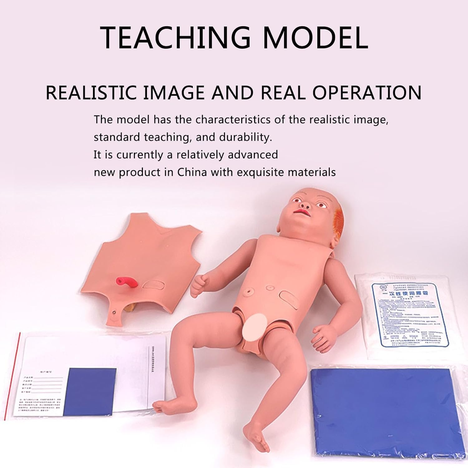 Lebensgröße Baby Pflege Praxis Simulator Anatomisch Neugeborenes Baby Pflege Modell für medizinische Bildung Lehrwerkzeug