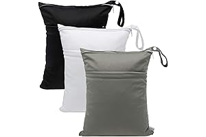 babygoal Diaper Wet Dry Bag - 3-Pack Travel Bag