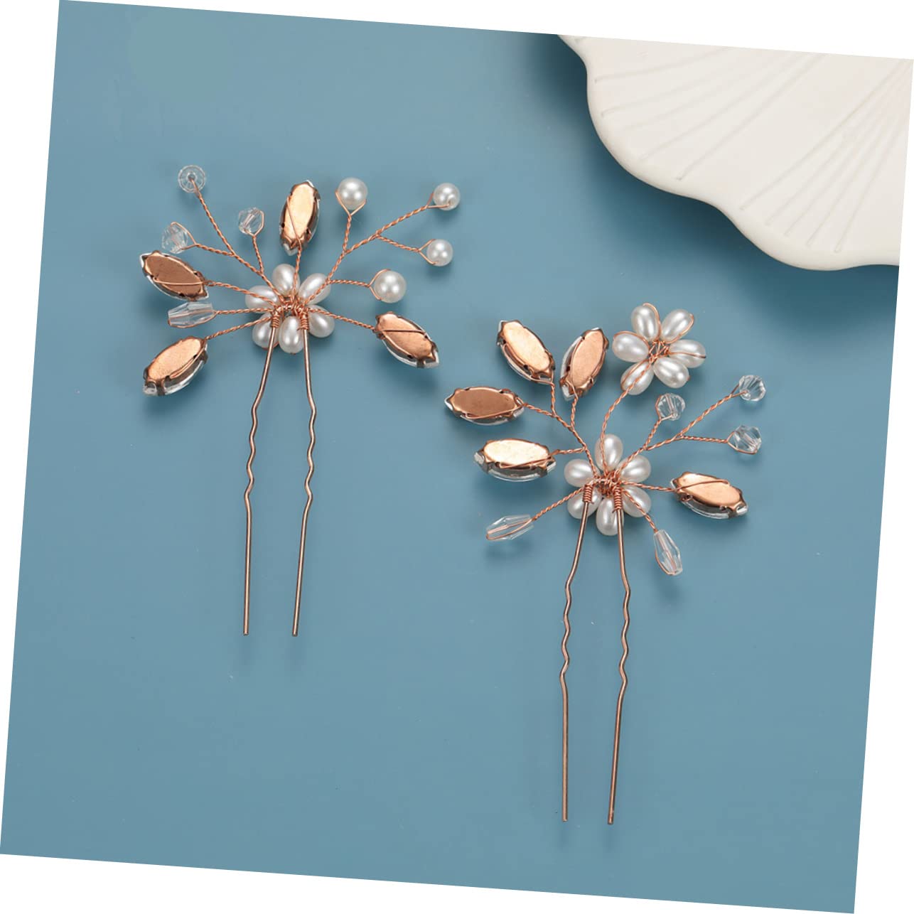 Healeved 10piezas Horquillas De Novia Perlas De Accesorios Para Peinados Nupciales Elegantes y Ligeras Para Bodas y Damas De Honor