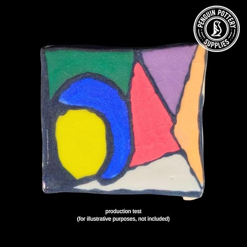 Miniatura 3 de Penguin Pottery Underglaze para cerámica  Juego de 8 colores de esmalte (frascos de 4 onzas)  Cono de cerámica de 04 a cono 6  Colores de pintura