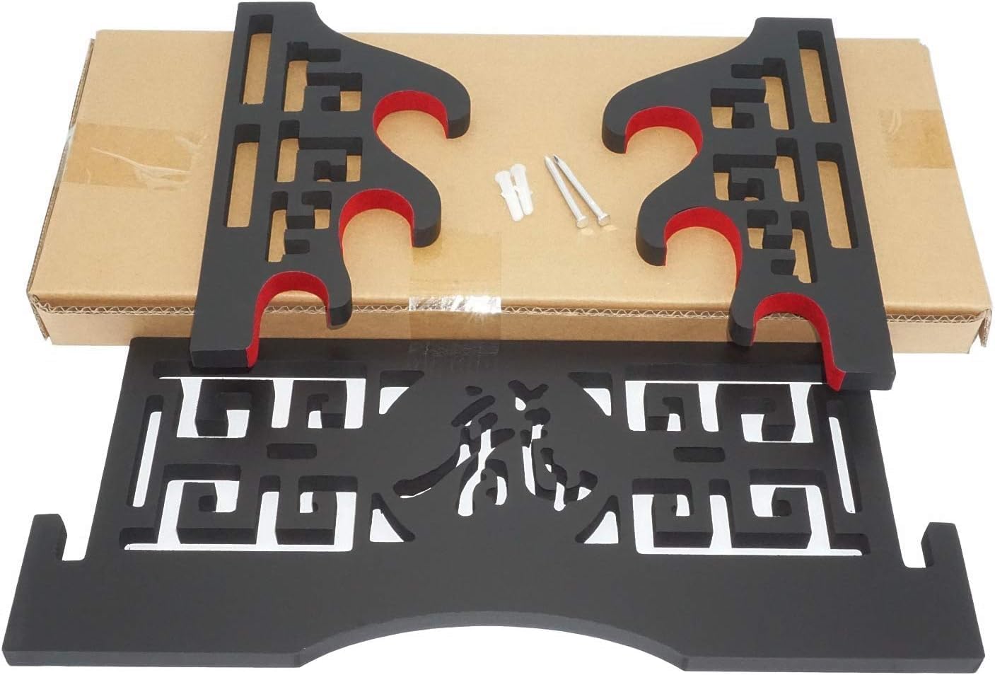 Padded Sword Wall Mount Katana Stand Samurai Sword Holder Display Rack Chinese Tai Chi Bagua Style