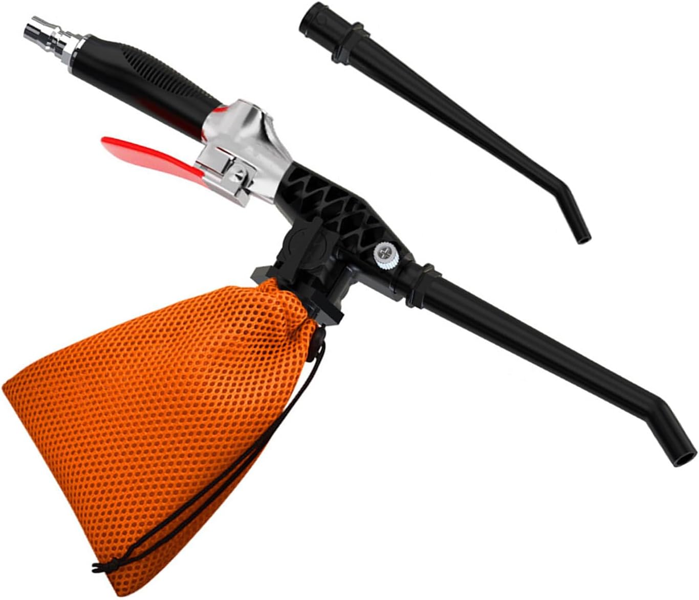 Industrial Vacuum Blower Comes with 3.5mm/7mm Nozzles 0.5L Collection Bag for Workshop Debris Removal Tool Blowing Vacuum