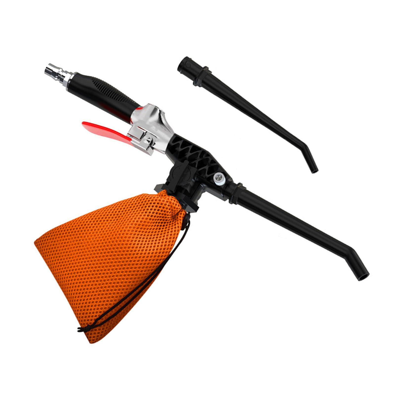 Function Industrial Air Vacuum Blower for Suction Blowing Tool Includes Two Nozzles 0.5L Collection Bag Industrial Blower