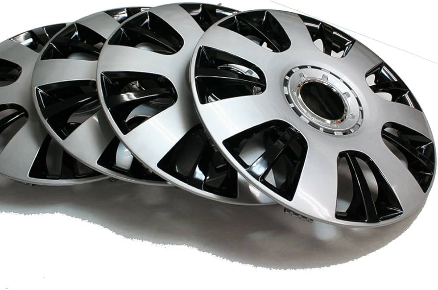 Amazon | 15インチ/4枚タイヤホイールカバー・ホイルカバー ブラック