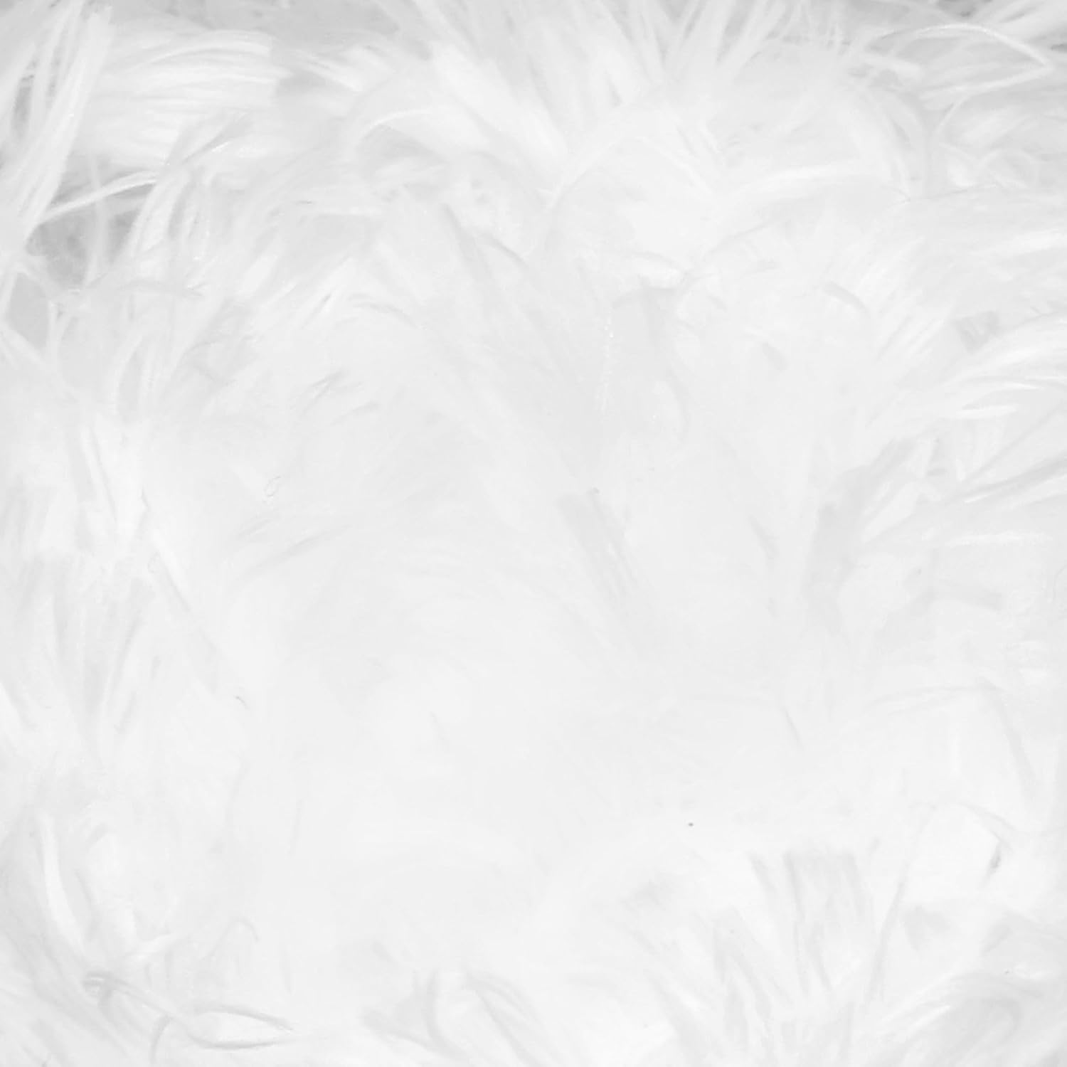 JubileeYarn Warm Fuzzies Soft Faux Fur Yarn - Polyester Bulky Weight - 100g/Skein - Sparkle White - 4 Skeins