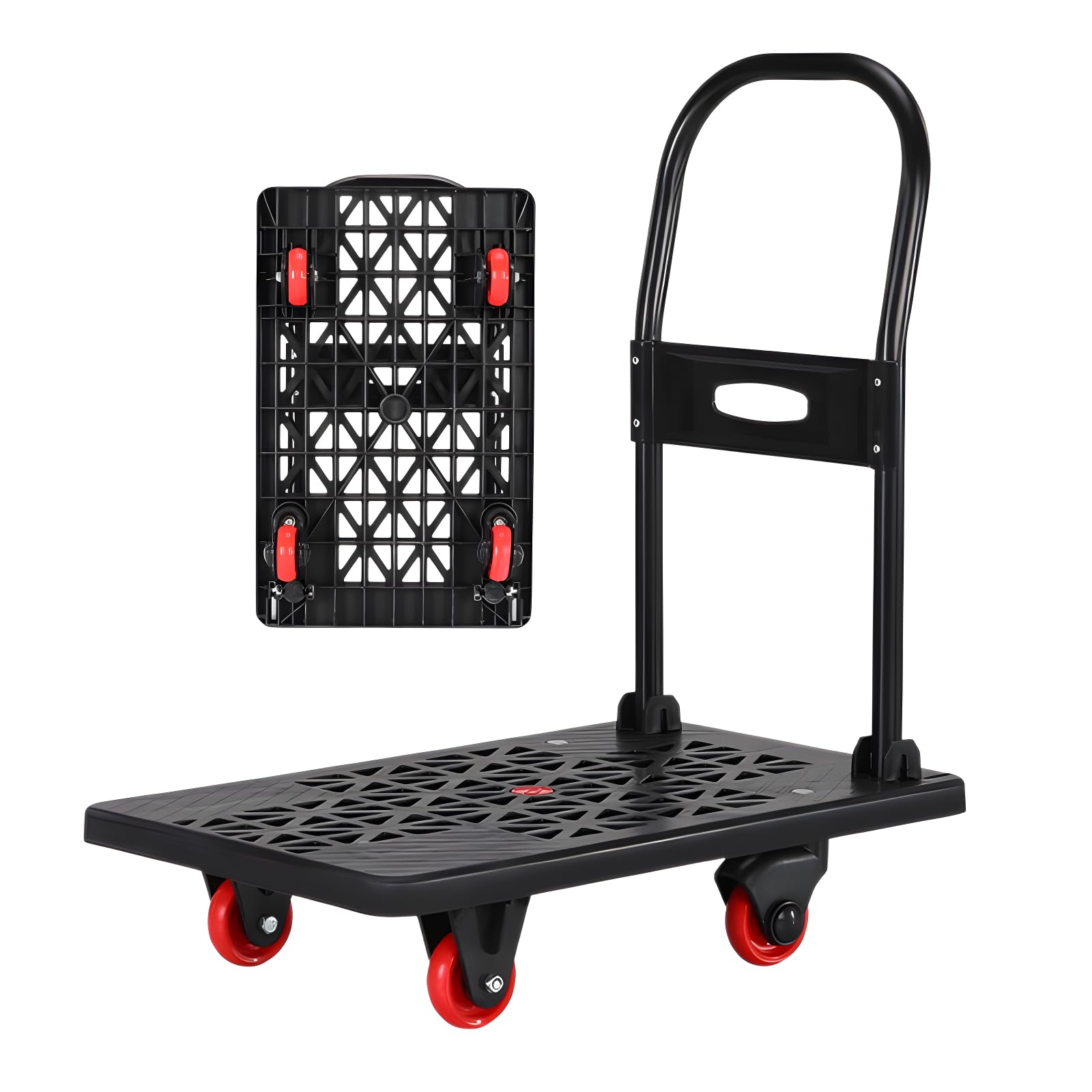 Amazon.co.jp: [starrycoo]折りたたみ台車 キャリーカート 手押し【耐