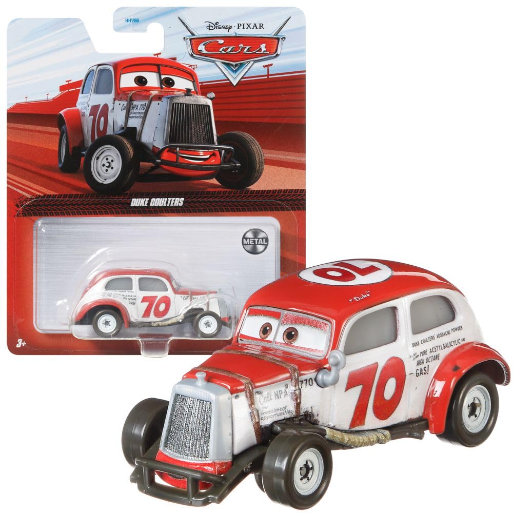 Mattel Selección Vehículos Racing Style | Disney Cars | Die Cast 1:55 Coche, DXV29N Cars 3 Single:Johnny Blamer — view 30