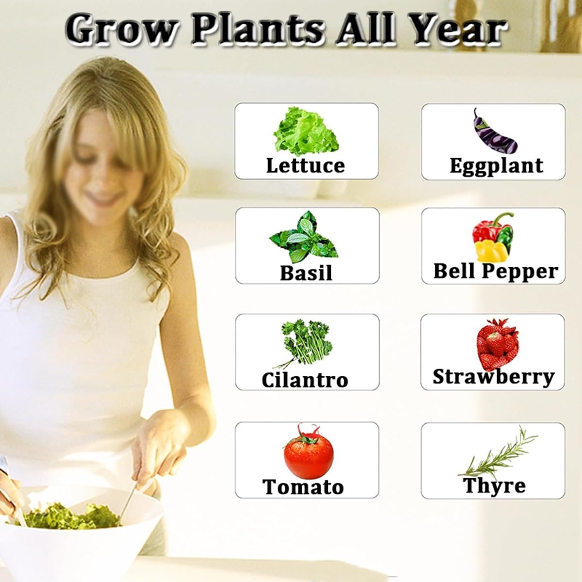 Equipo de Cultivo hidropónico - Jardinera Vertical de 20/28/36 Plantas. Kit de jardín Inteligente para Interior y Exterior con Bomba y depósito de Agua móvil para Frutas(20holes)