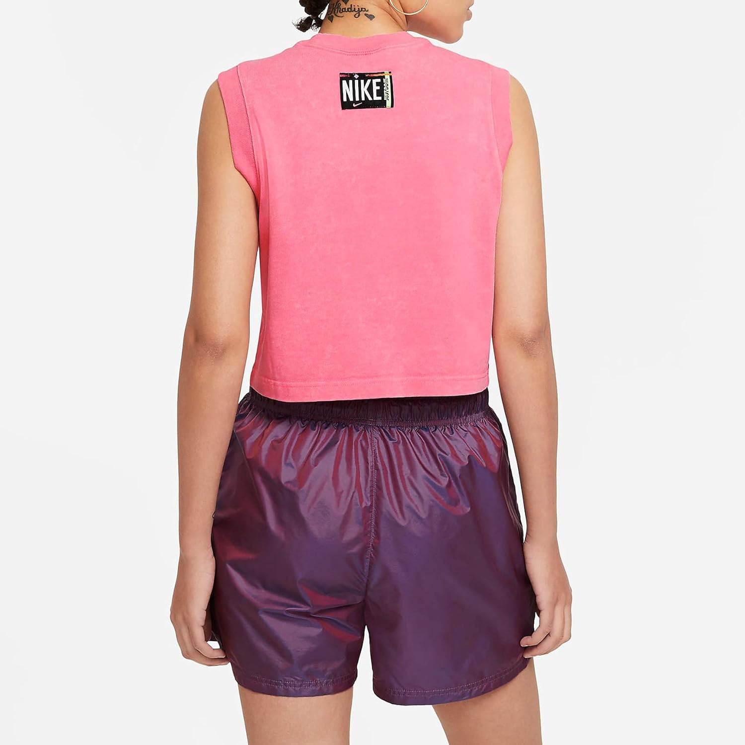 Nike Sportswear Women's Washed Tank Top CZ9852-675 M (Sunset Pulse),Medium