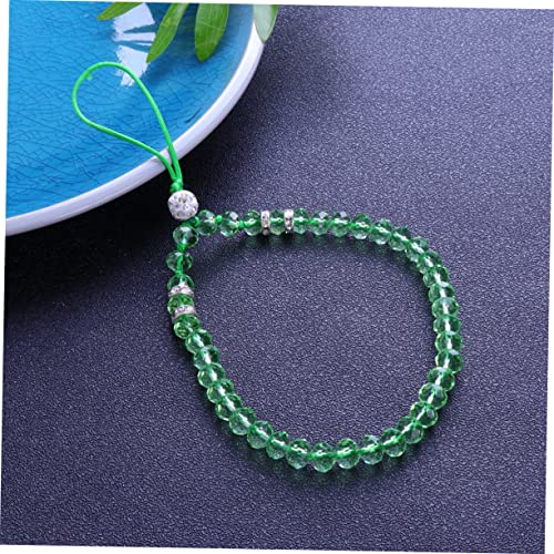 UKCOCO 4 Pcs Encantos De Telefone Chaveiro De Pulseira Com Miçangas Cordão Frisado Cordão De Telefon