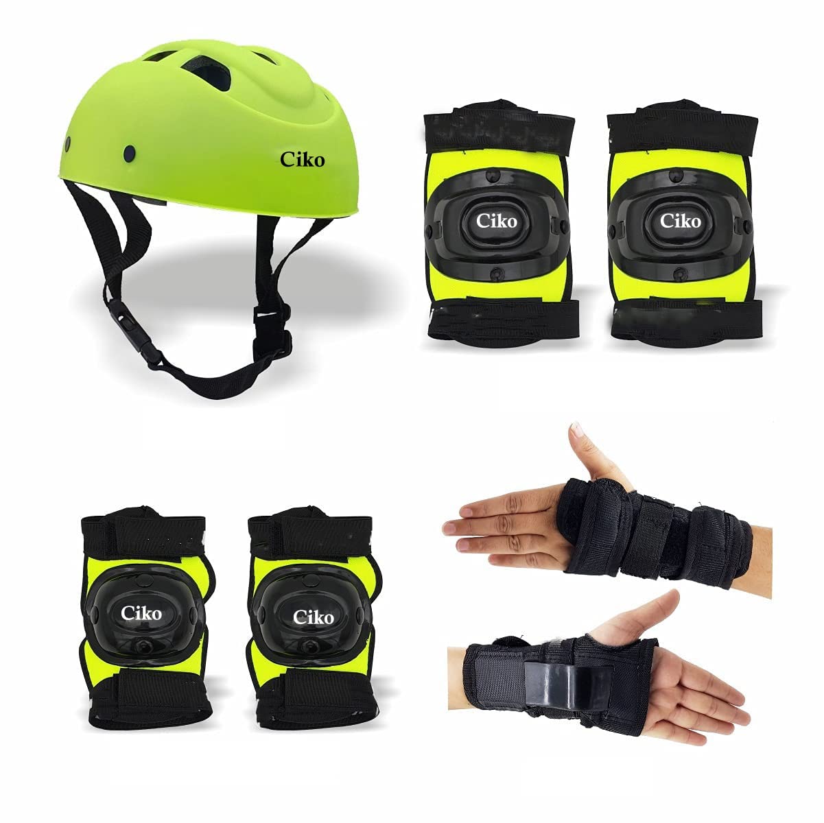 Cycling and Skating Protective Kit Set 6 to 14 Year Unsex Kids Size