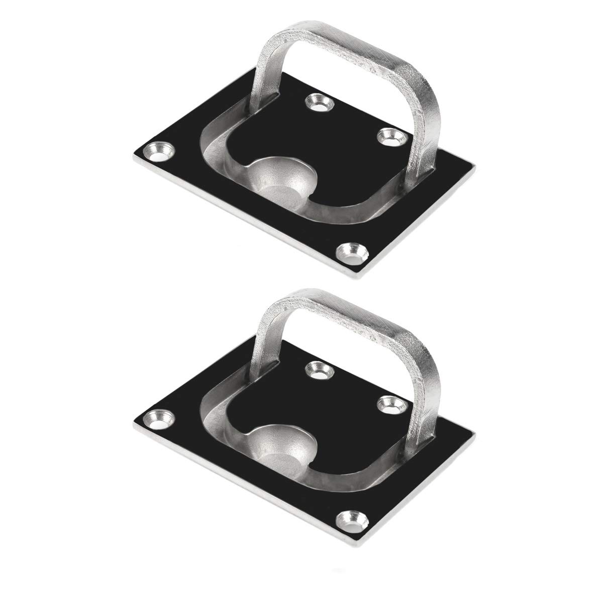 Buy MIZUGIWA Boat Ring Hatch Pull Flush Lift, Black Flush Ring Pull