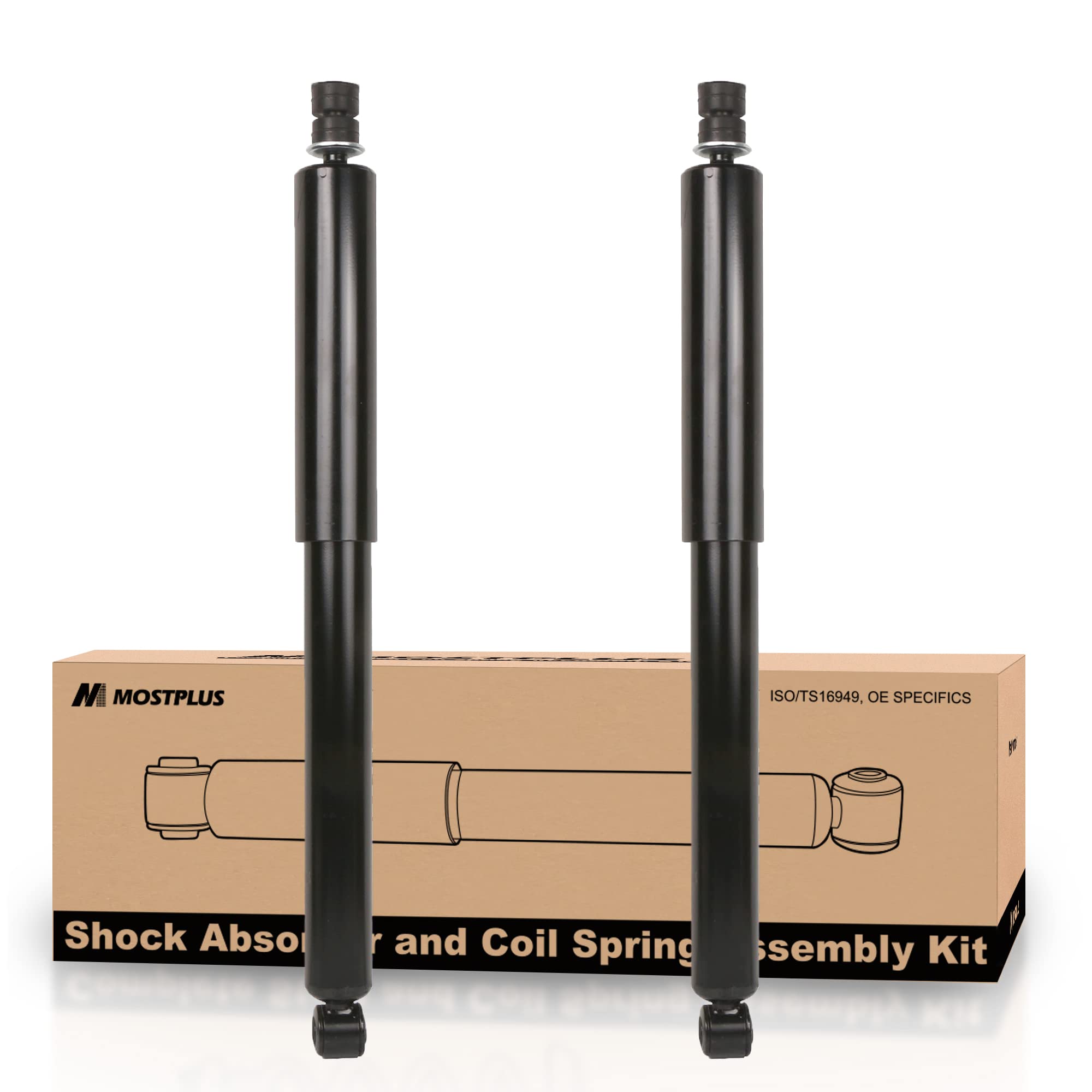 Photo 1 of MOSTPLUS LH+RH Set Rear Quick Complete Struts Shocks Absorbers 37238 Compatible for 2000-2006 Toyota Tundra 4WD