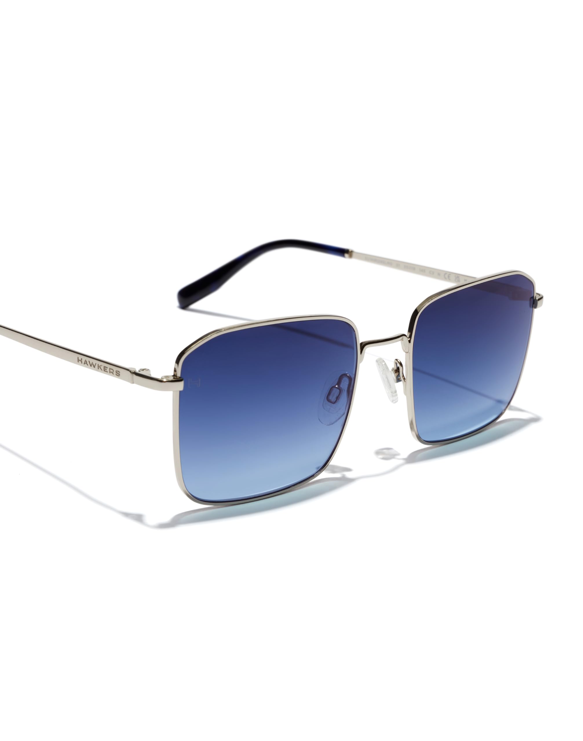 HAWKERS Sunglasses IRIS for men and women, Silver Blue Denim - Image 3