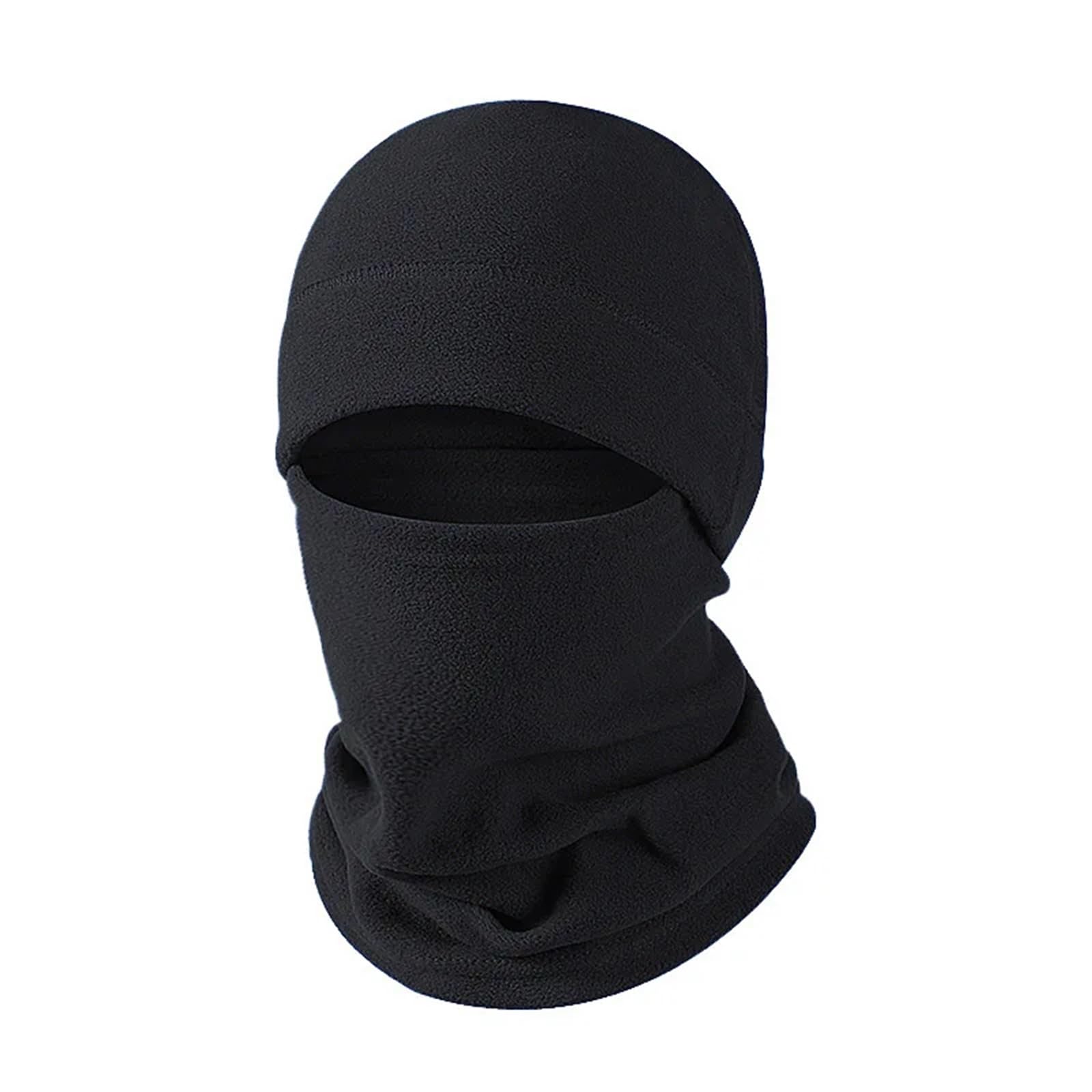 2 pezzi cappello invernale con maschera scaldacollo 3 in 1 berretti antivento for uomo donna mascherato berretto da ciclismo cappuccio per Attività