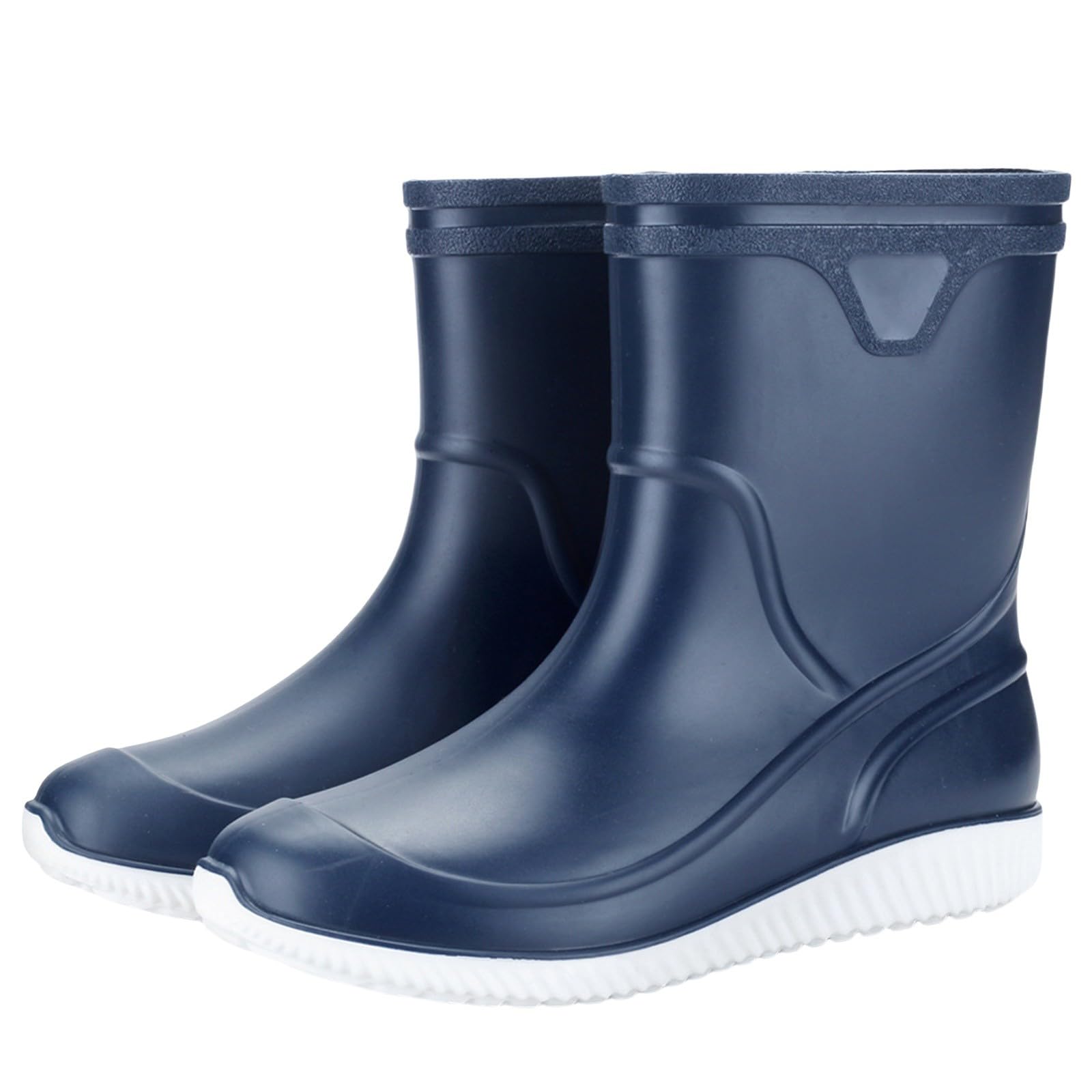 Botas de goma para hombre, impermeables, botas de lluvia Wellington, botas de goma para exteriores, antideslizantes, botas de jardín, botas de goma cortas, botas de goma, botines de lluvia