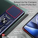 TheGiftKart Tough Armor Bumper Back Cover Case for Motorola Moto G37 5G | Kickstand & Ring Holder | 360 Degree Protection Back Cover Case for Motorola G37 5G (PC & TPU, Sliding Camera Cover, Blue) gallery image