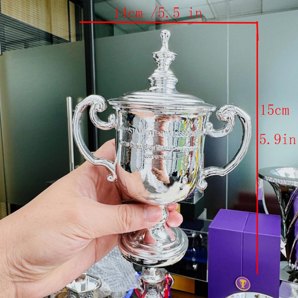 Replica del Trofeo da Tennis Maschile US Open da 6,3 Pollici,Trofei del Campione del Grande Slam,Oggetti da Collezione e Souvenir,Decorazioni per Ufficio e Casa,Regali per Uomo