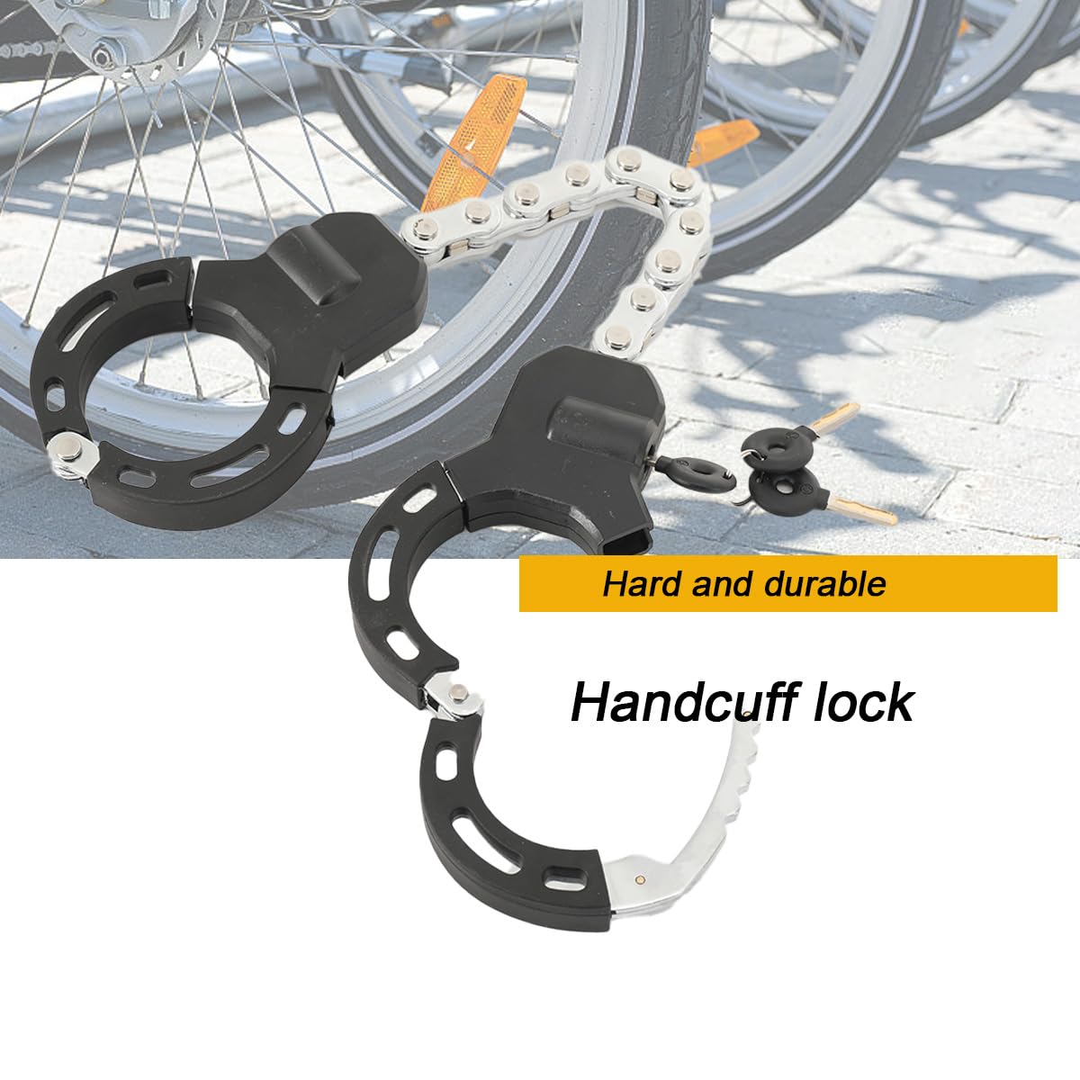 Antivol Trotinette Electrique, Cadenas Trotinette Electrique, Cadenas Velo, 22 inch Robuste Chaînes Antivol pour Scooter Electrique, Moto Electrique, Vélos Électrique, avec Clés et Sac Etanche