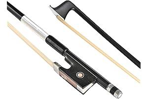 LIEKE Professional 1/2 Size Lightweight Carbon Fiber Violin Bow