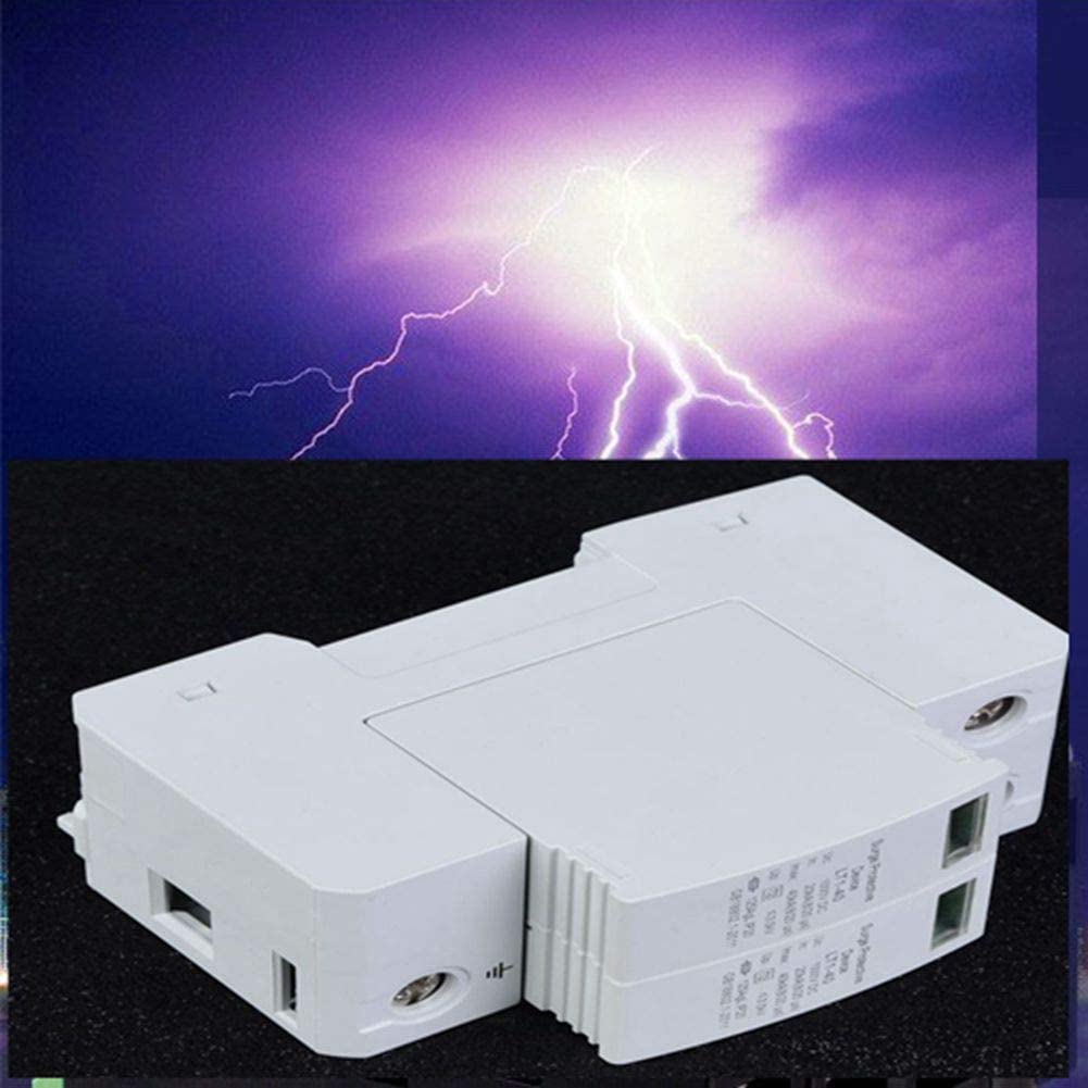 Scaricatore Fotovoltaico LT1-40 2P 1000V CC 40KA Protezione Sovratensione Guida DIN 35mm