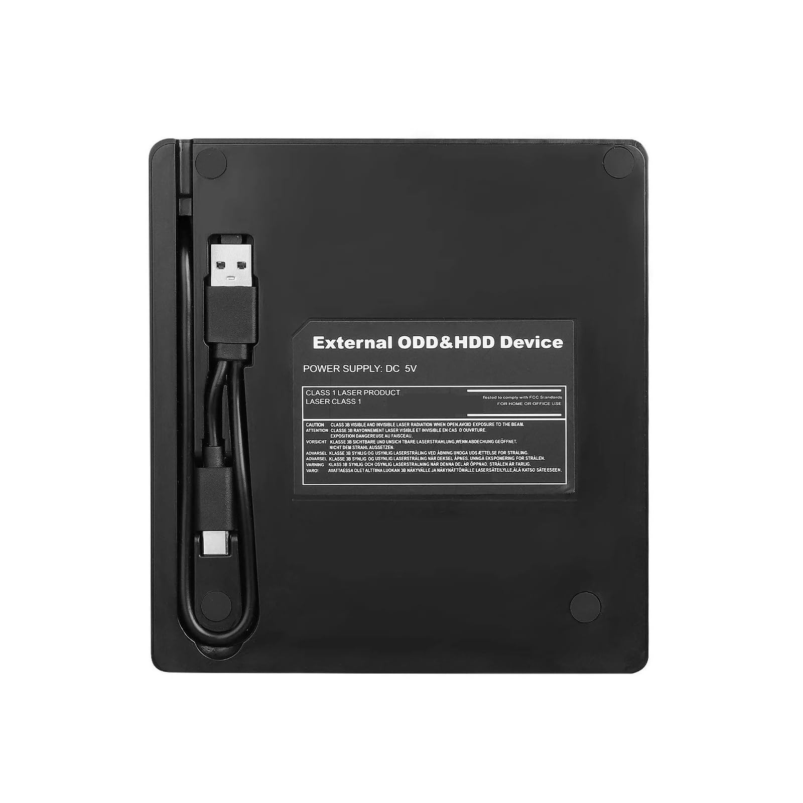USB3.0+Typ-C Nagrywarka DVD DVD RW Nagrywarka CD Zewnętrzny Napęd Optyczny Odtwarzacz CD/DVD Czytnik Kart TF/SD Kompaktowy łatwy W UżYciu