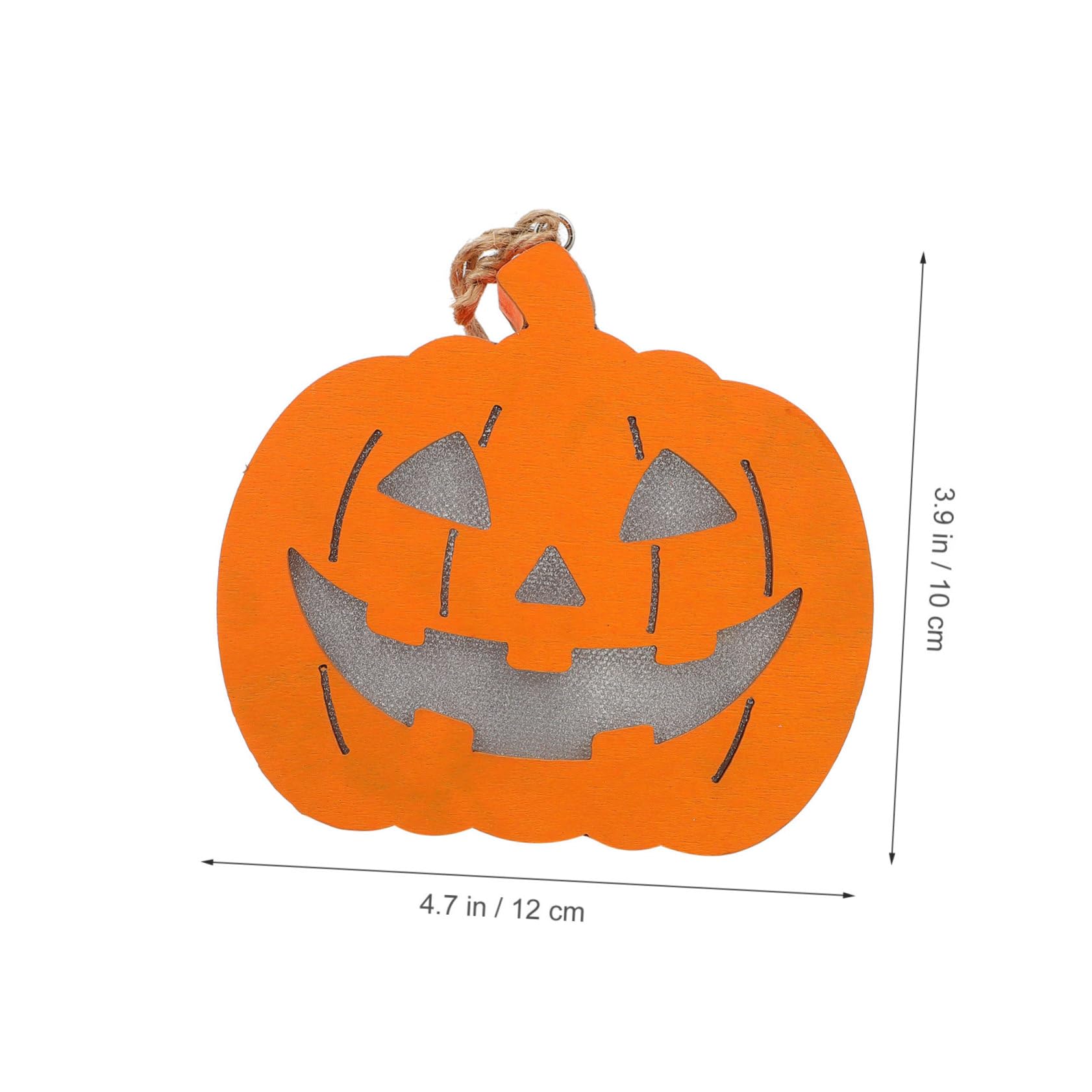 Anneome 1Pc Creative Wooden Pumpkin Light for Halloween Decorative Indoor Light with Unique Design for Spooky Season Decor for Home and Office Decoration