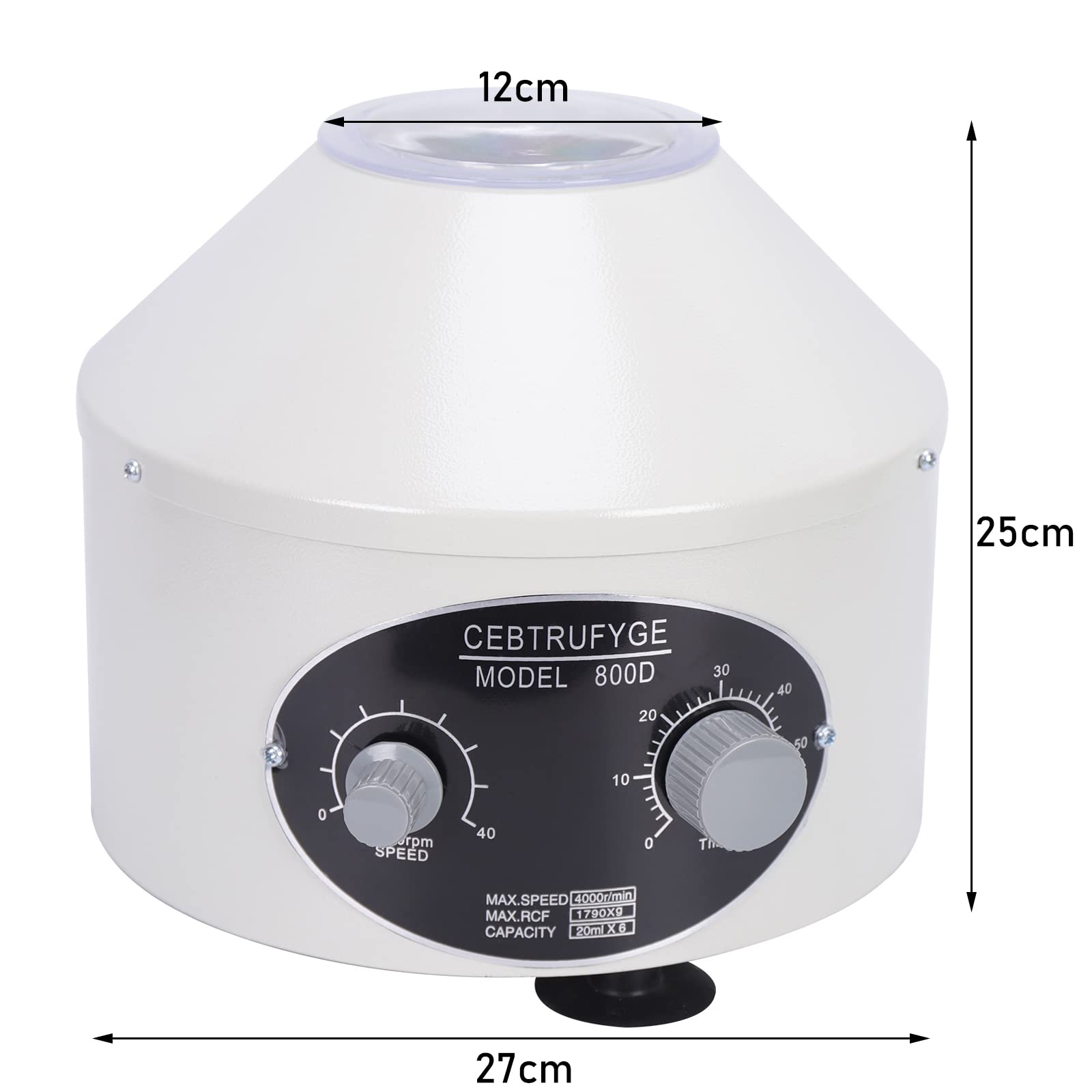Centrifuga elettrica da tavolo, 4000 giri/min, 25 W, per la ricerca scientifica nelle scuole di laboratorio, 20 ML× 6