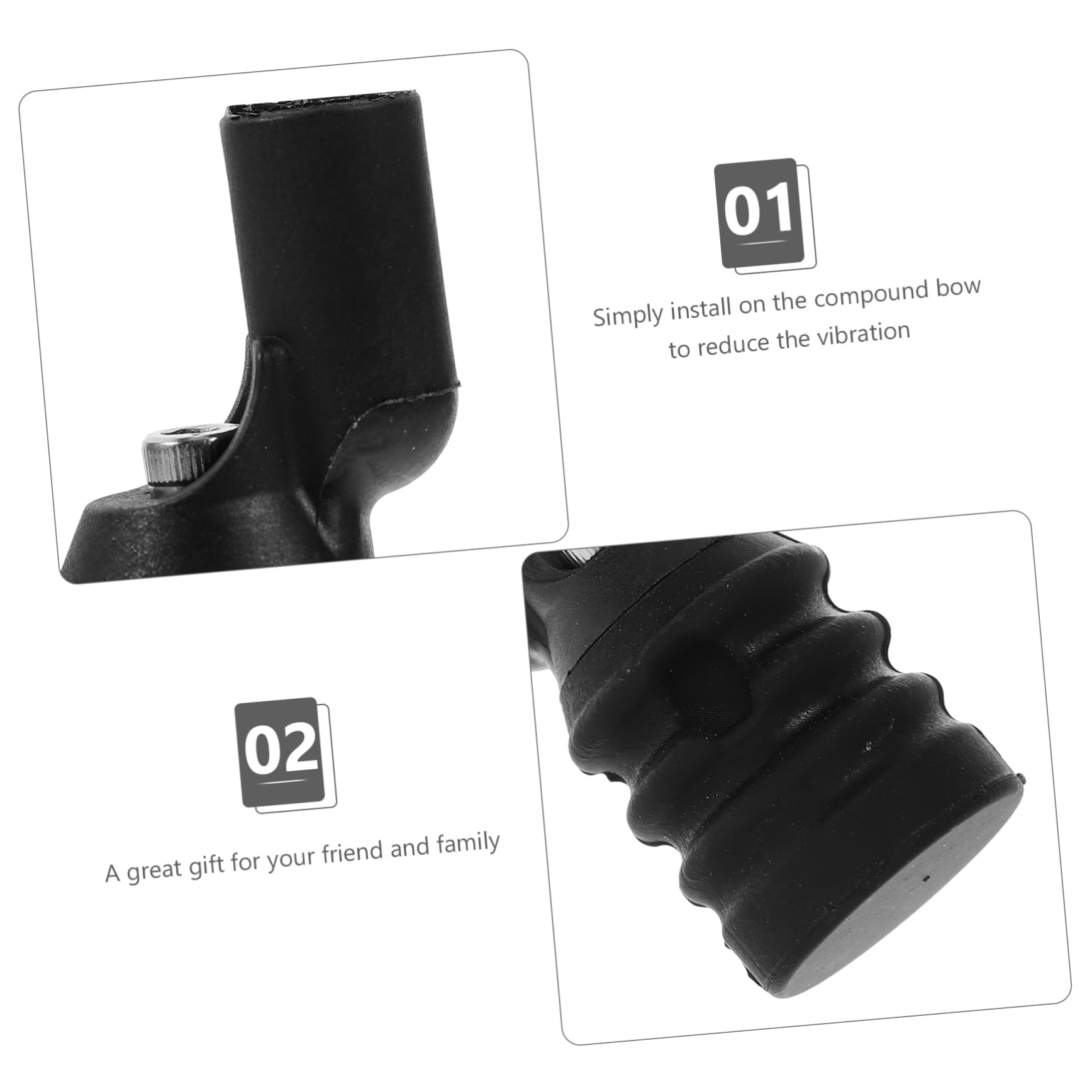 OHPHCALL Recurve Stabilizer Kit String Absorber Vibration Damper for Compound Stabilizer